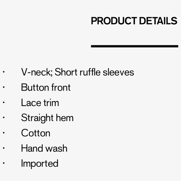 Express Vneck Top with Lace Detail - Picture 4 of 4